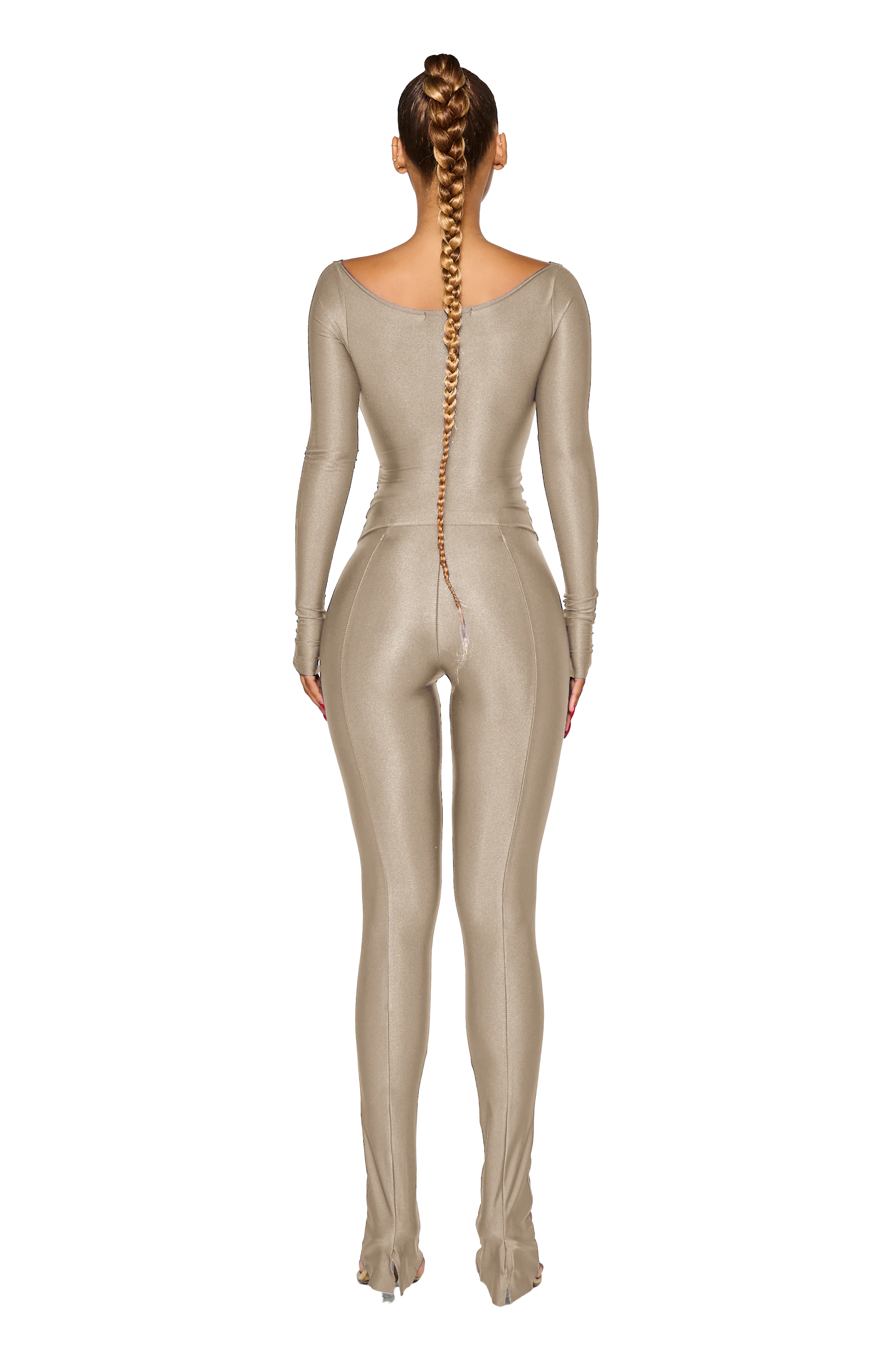 LANAI LONG-SLEEVED TOP - Olive Smoke - Image 4